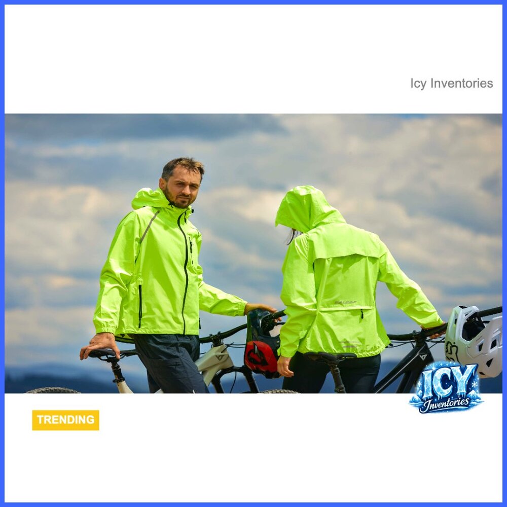 Waterproof Polyester Windbreaker Packable Running… - image 6